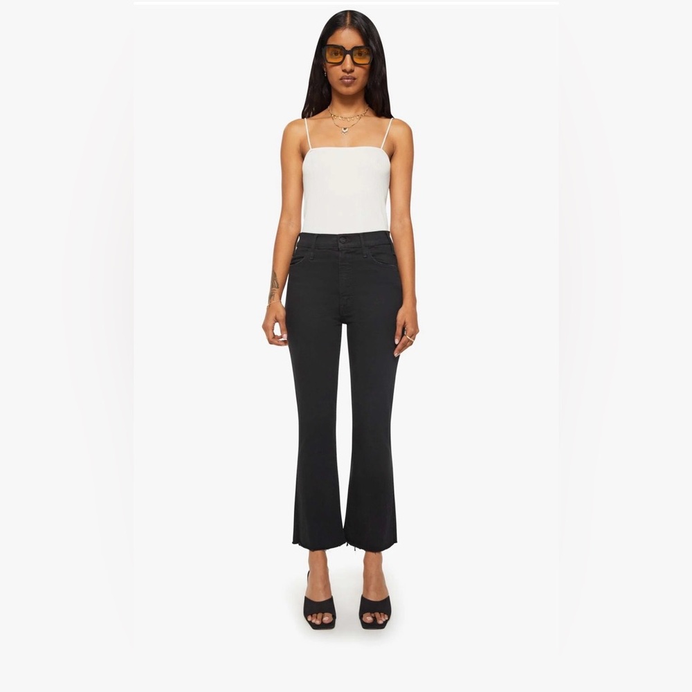 MOTHER Petites Lil Mother Lil Hustler Ankle Fray